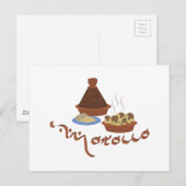 Tagine Marokko Briefkaart (Voorkant / Achterkant)