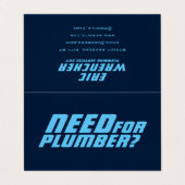 Taglinepomp Visitekaartje (Buitenkant ongevouwen)