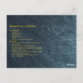 Tagliolini Italienisches Restaurant Rezept zutat Briefkaart (Achterkant)