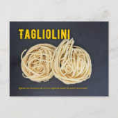 Tagliolini Italienisches Restaurant Rezept zutat Briefkaart (Voorkant)