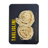 Tagliolini Italienisches Rezept zutat Magneet (Verticaal)