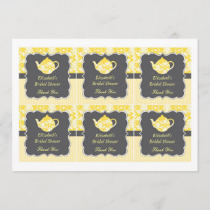 Tags voor Vrijgezellenfeest van theepot Kaart