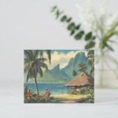 Tahiti (3) briefkaart (Staand voorkant)
