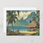 Tahiti (3) briefkaart (Voorkant / Achterkant)