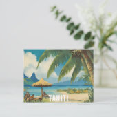 Tahiti (4) briefkaart (Staand voorkant)