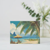 Tahiti (5) briefkaart (Staand voorkant)