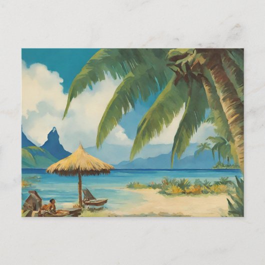 Tahiti (5) briefkaart (Voorkant)