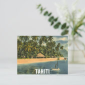 Tahiti (6) briefkaart (Staand voorkant)