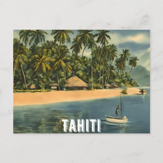 Tahiti (6) briefkaart (Voorkant)