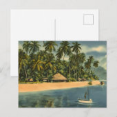 Tahiti (7) briefkaart (Voorkant / Achterkant)