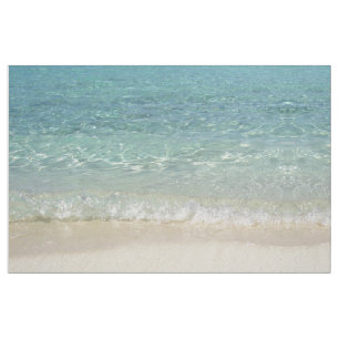 Tahiti Blue Tropical Water Fabric Stof