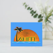 Tahiti Briefkaart (Staand voorkant)