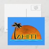 Tahiti Briefkaart (Voorkant / Achterkant)