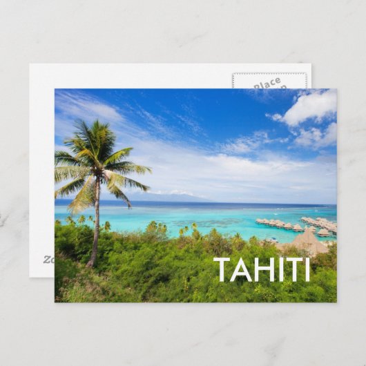 Tahiti Briefkaart (Voorkant / Achterkant)