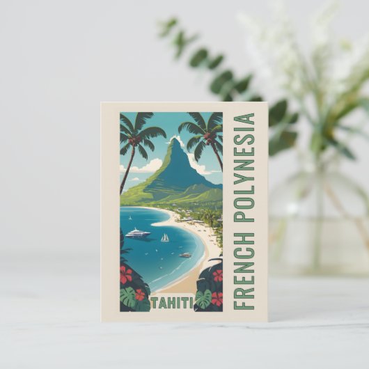 Tahiti Briefkaart (Staand voorkant)