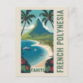 Tahiti Briefkaart (Voorkant)