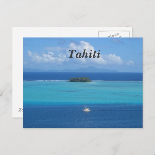 Tahiti Briefkaart (Voorkant / Achterkant)