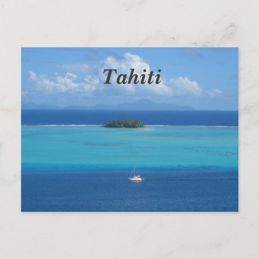 Tahiti Briefkaart (Voorkant)