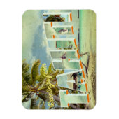 Tahiti  briefkaart foto magneet (Verticaal)