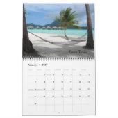 Tahiti Calendar Kalender (Feb 2027)