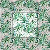 TAHITI DREAMS Blush Palms Stof (Delen)