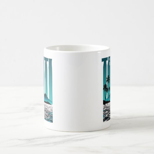 Tahiti-eilanden in de Stille Zuidzee Koffiemok (Center)