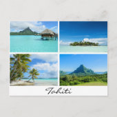 Tahiti en Frans Polynesië briefkaart landschappen (Voorkant)