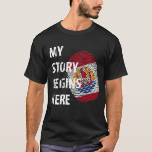 Tahiti erfgoed Tahitiaanse wortels T-shirt