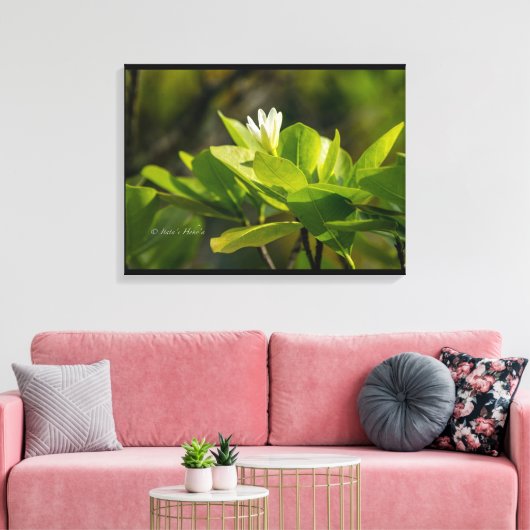 Tahiti-fotografie Itata'e Hoho'a Canvas Afdruk (Insitu (Woonkamer))