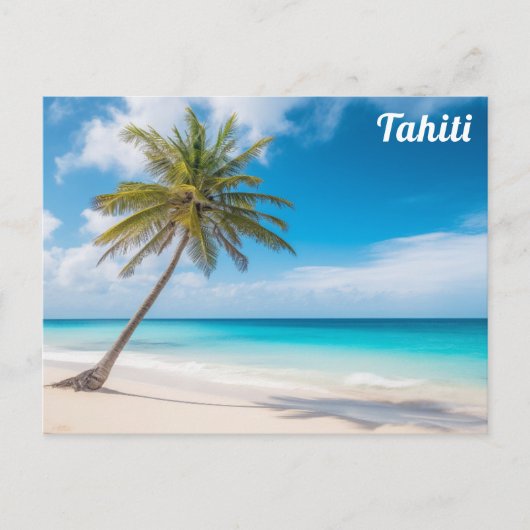 Tahiti Frans Polynesië Bora Bora Reizen Briefkaart (Voorkant)