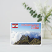 Tahiti - Frans-Polynesië - Briefkaart (Staand voorkant)