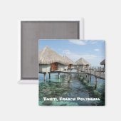 Tahiti, Frans-Polynesië Magneet (Voorkant / Achterkant)