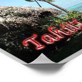 Tahiti - Frans-Polynesië - Poster (Hoek)