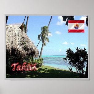 Tahiti - Frans-Polynesië - Poster