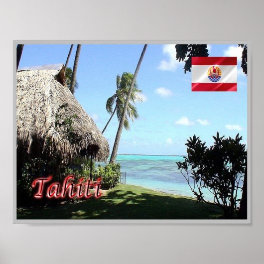 Tahiti - Frans-Polynesië - Poster (Voorkant)