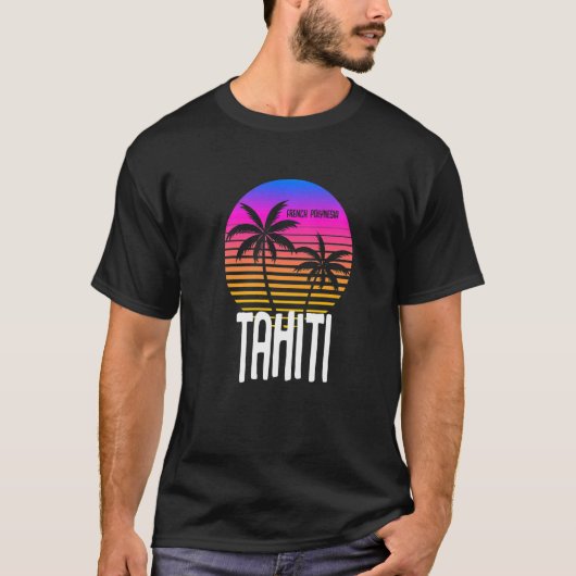 Tahiti French Polynesia T-shirt (Voorkant)