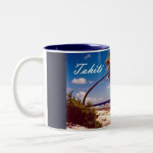 Tahiti French Polynesia Tweekleurige Koffiemok (Links)