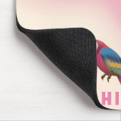 Tahiti geïllustreerde kaartreisposter muismat (Hoek)