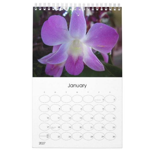 Tahiti Kalender (Jan 2027)