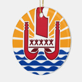 TAHITI* kerstversiering Keramisch Ornament (Links)