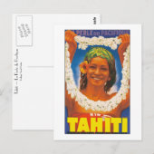 Tahiti ~ La Perle du Pacifique Briefkaart (Voorkant / Achterkant)