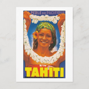 Tahiti ~ La Perle du Pacifique Briefkaart