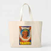 Tahiti ~ La Perle du Pacifique Grote Tote Bag (Voorkant)