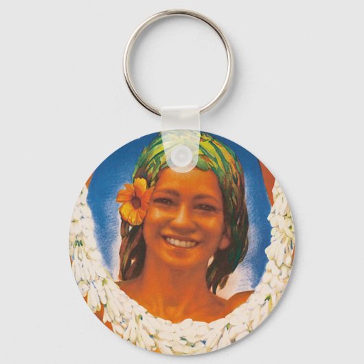 Tahiti ~ La Perle du Pacifique Sleutelhanger (Voorkant)