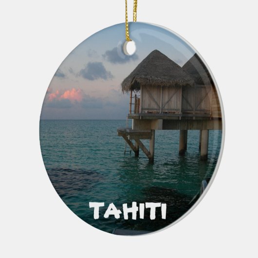Tahiti Lagoon Festive Circle Ornament (Links)
