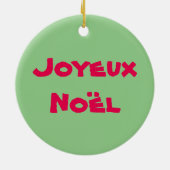 Tahiti Lagoon Festive Circle Ornament (Achterkant)