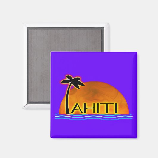 Tahiti Magnet (Voorkant / Achterkant)