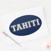 Tahiti Ovale Sticker (Envelop)