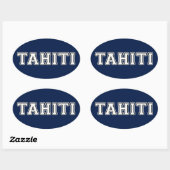 Tahiti Ovale Sticker (Vel)