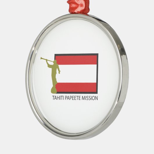 TAHITI PAPEETE MISSIE LDS CTR METALEN ORNAMENT (Links)